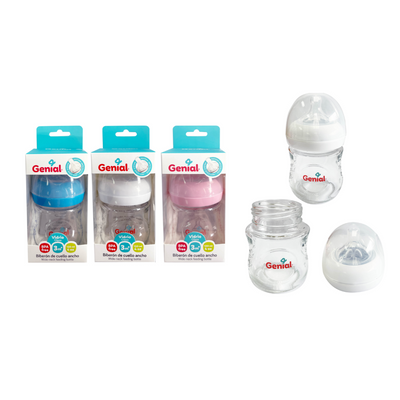 Biberón Para Bebé de Vidrio - 120 ml