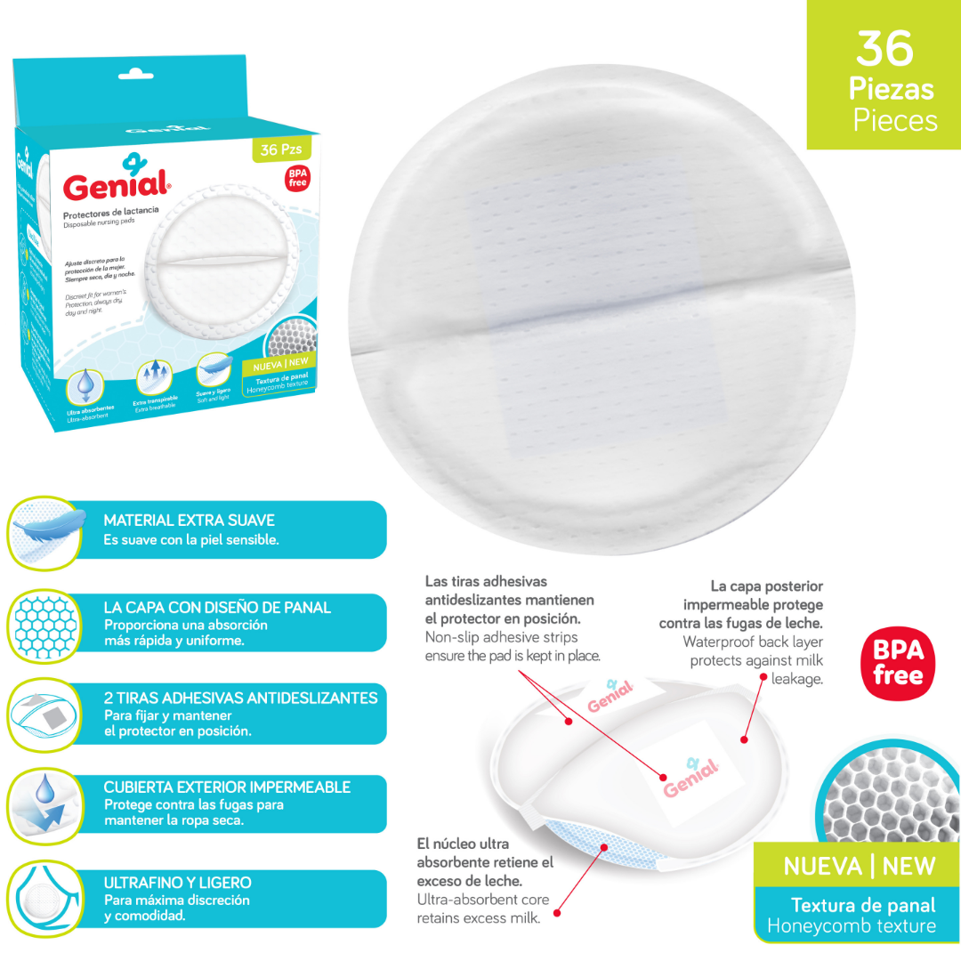 Protectores de Lactancia - Pack de 36 piezas
