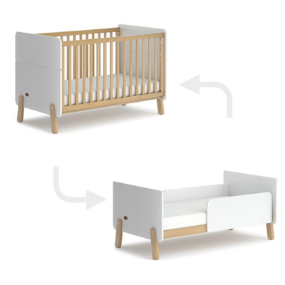 Cuna para Bebe de Madera Tamaño 125 x 92 x 65cm - Fabricada en Madera de Araucaria Australiana