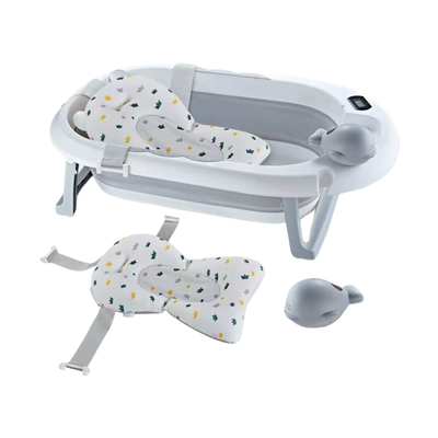 Bañera Para Bebés Portátil - Incluye Almohadilla de Baño