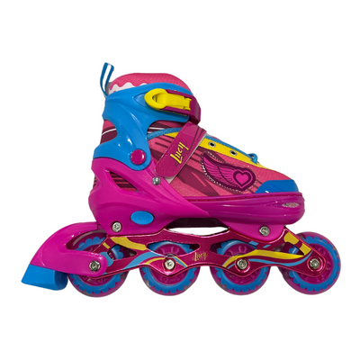 Patines Soy Lucy En Línea (Incluyen Casco y Rodilleras)