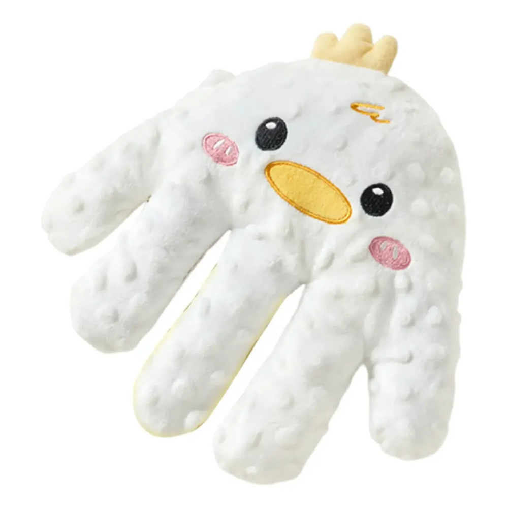 Juguete Calmante para Bebé Tipo Mano de Peluche con Movimiento de Golpecitos – 25.5 x 25.5 cm