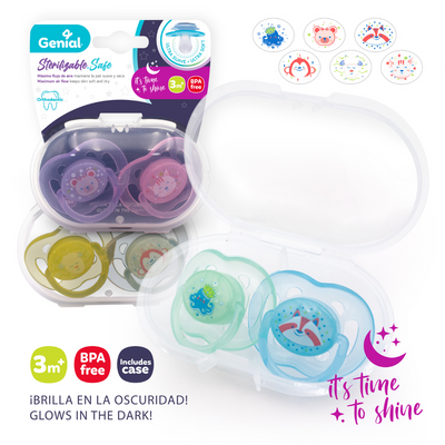 Chupetes Para Bebé Glow In The Dark