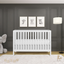 Cuna de Madera Para Bebe Multiuso 5 en 1 - Tamaño 135 x 75 x 89cm