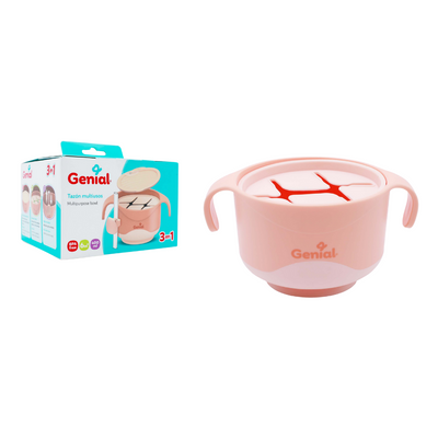 Tazón Para Merienda 3 en 1