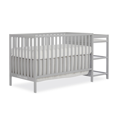 Cuna de Madera Para Bebés 2 en 1 - Cuna y Cambiador - Tamaño 180 x 76 x 91 cm