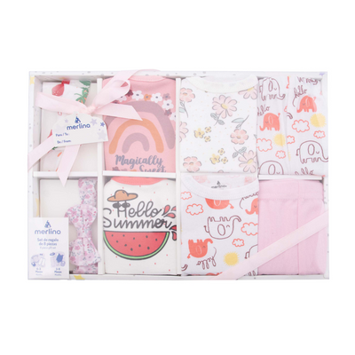 Set de Regalo 8 Piezas (Incluye prendas 0-3 y 6-9 meses)