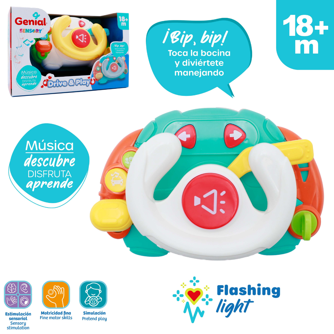 Juguete Para Bebé Volante Sensorial