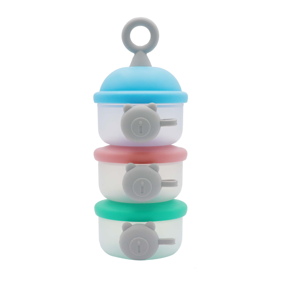 Dispensador de Leche en Polvo Apilable (3 contenedores)