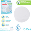 Protectores de Lactancia Reutilizables Genial 6 Piezas – Lavables, Absorbentes e Impermeables