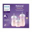 Set de Biberones Para Bebé Natural Response - Paquete de 3 Biberones Tamaños 4, 8 y 11 Onzas