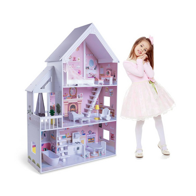 Casita de Madera Para Niñas (126cm x 82cm)