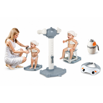 Estación de Baño Ajustable para Bebé con Soporte Ergonómico y Ducha Incluida – 2+ Años