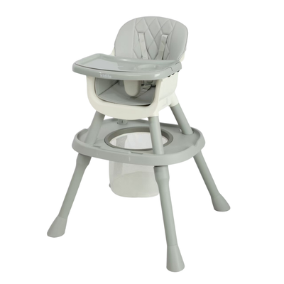 Comedor para bebe 6 en 1 - Silla Baja, Silla Alta, Mesa de Juegos y Mucho Más