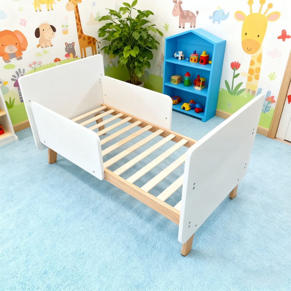 Cuna para Bebe de Madera Tamaño 125 x 92 x 65cm - Fabricada en Madera de Araucaria Australiana