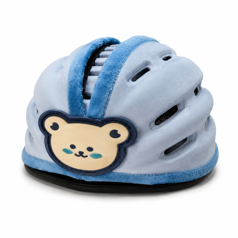 Casco Protector Acolchado para Bebé Antigolpes con Correa Ajustable – Protección para Gateo y Primeros Pasos