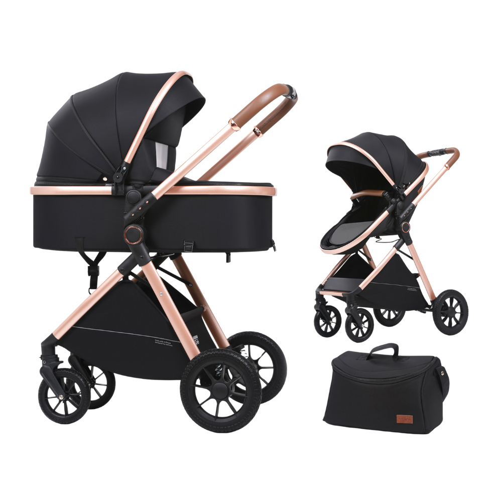 Coche Para Bebé Estilo Moises Modelo V8 - Incluye Pañalera y Mosquitero
