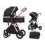Coche Para Bebé Estilo Moises Modelo V8 - Incluye Pañalera y Mosquitero