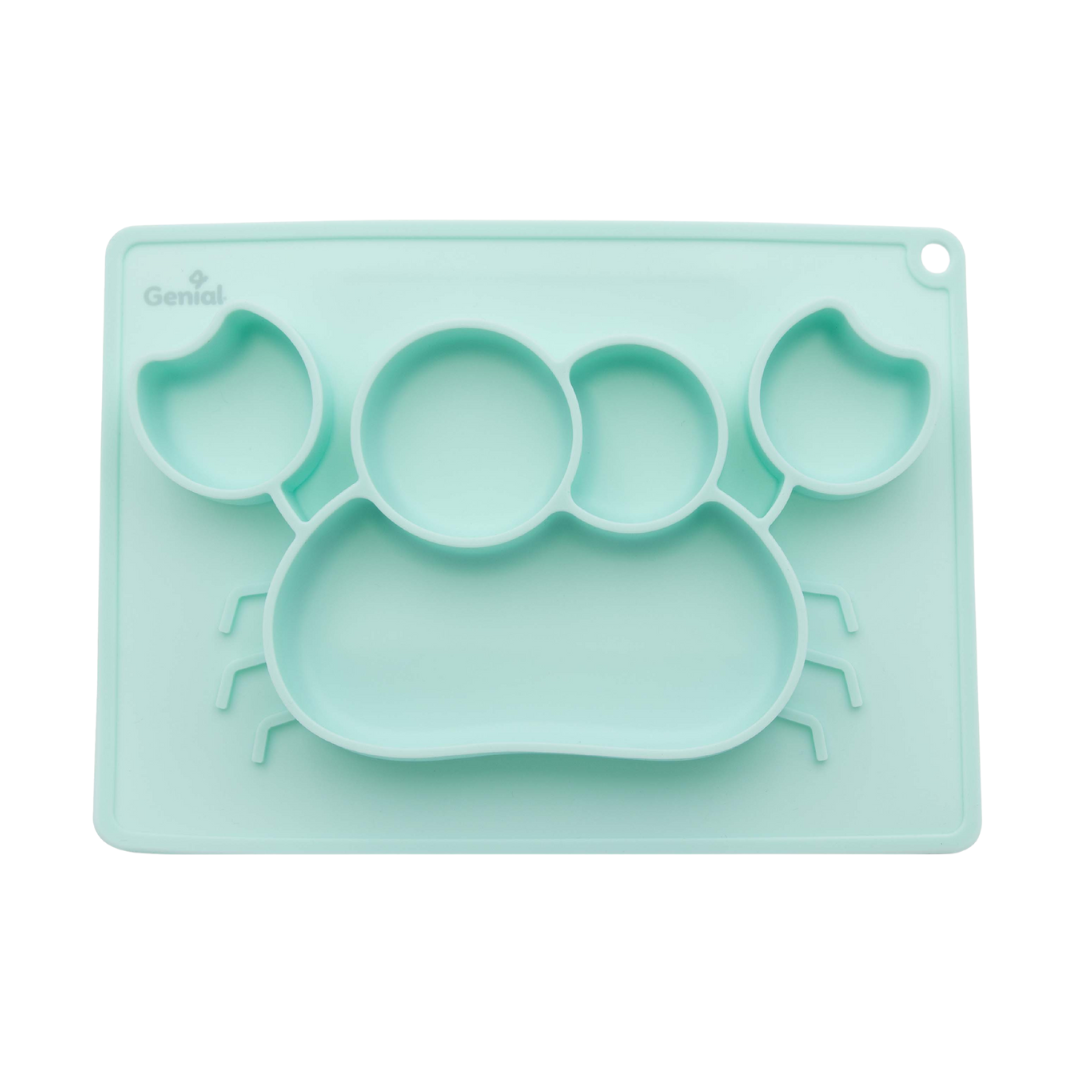 Plato de Silicona Para Bebés con Tapete