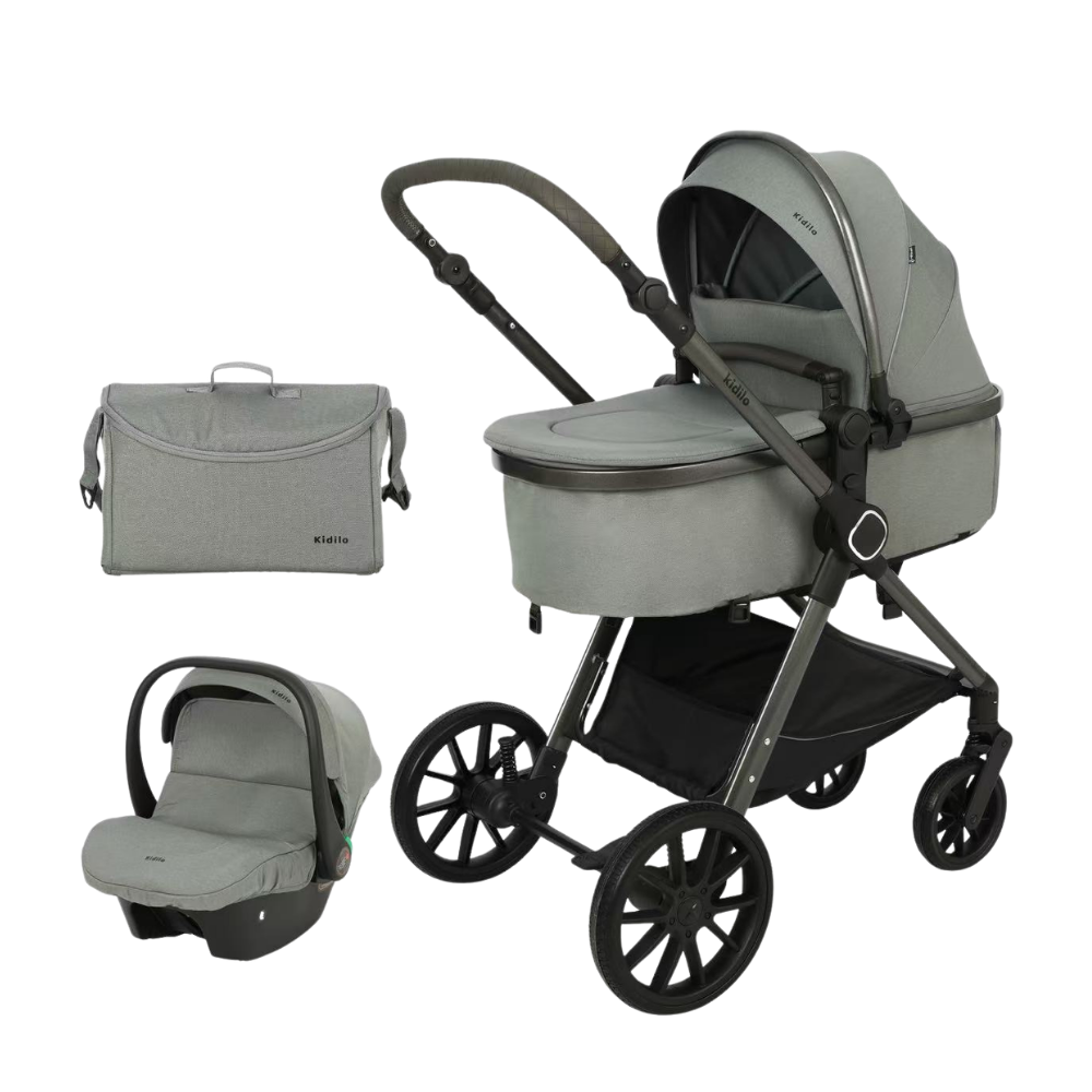 Coche Para Bebé Estilo Moises con Carseat Kidilo Deluxe