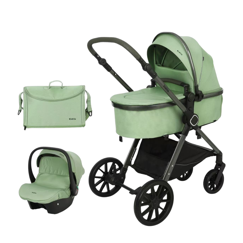 Coche Para Bebé Estilo Moises con Carseat Kidilo Deluxe
