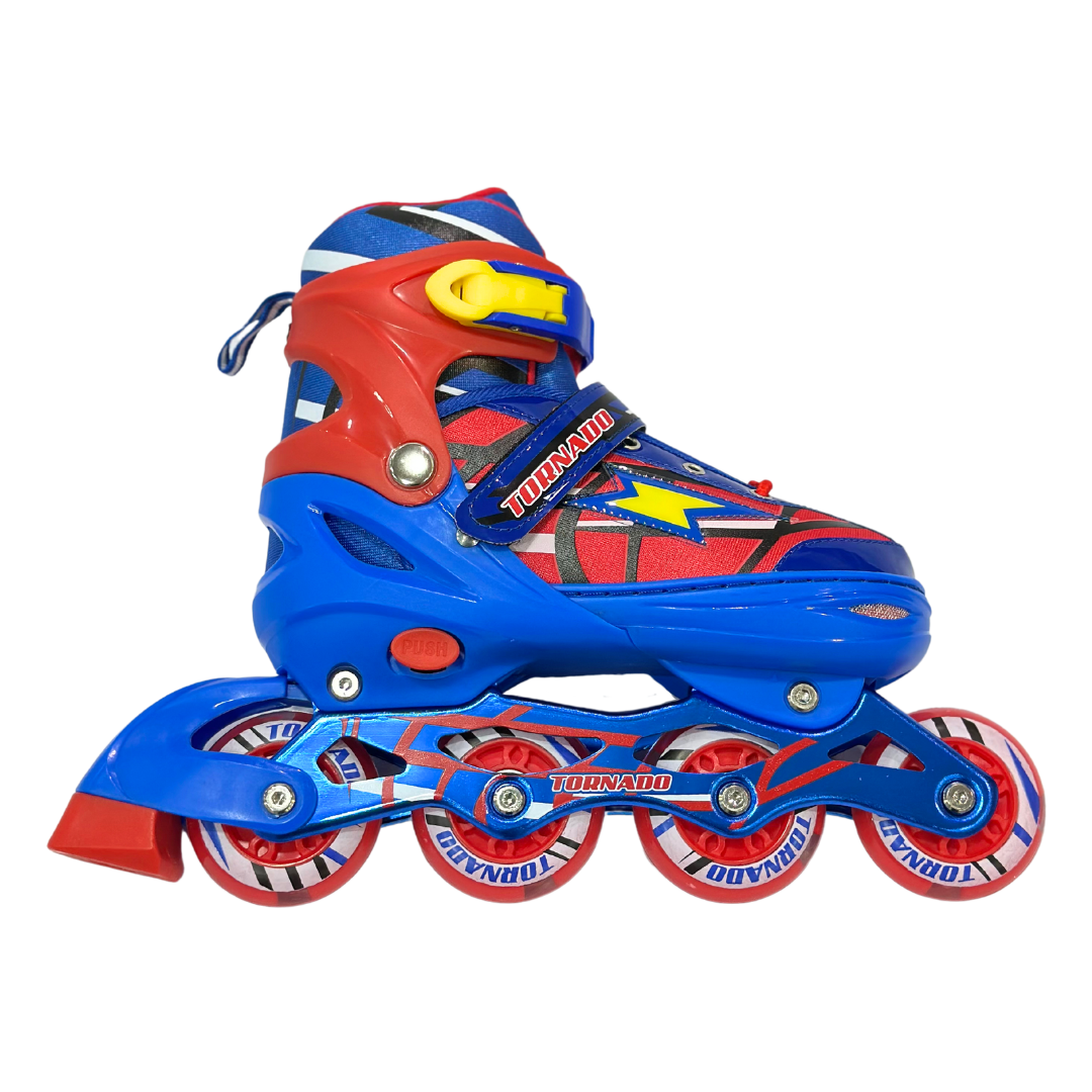Patines Tornado en Línea (Incluyen Casco y Rodilleras)