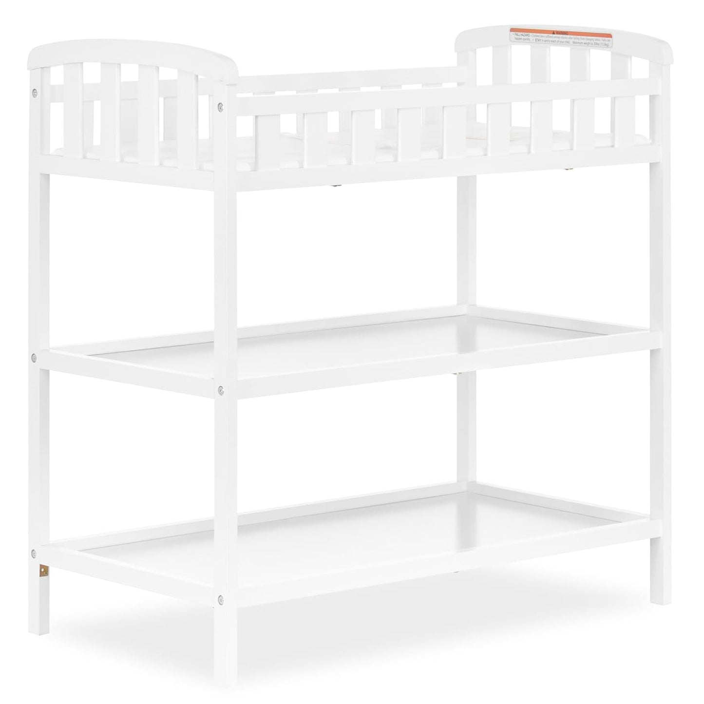 Cambiador para Bebe en Madera de Pino - Blanco