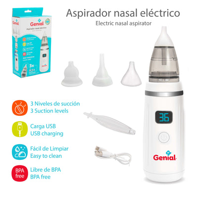 Aspirador Nasal Eléctrico Para Bebés