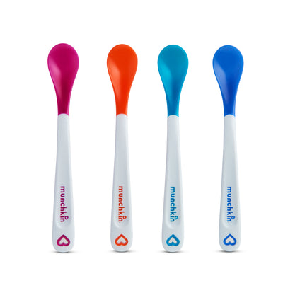 Set De 4 Cucharas Con Indicador de Alta Temperatura