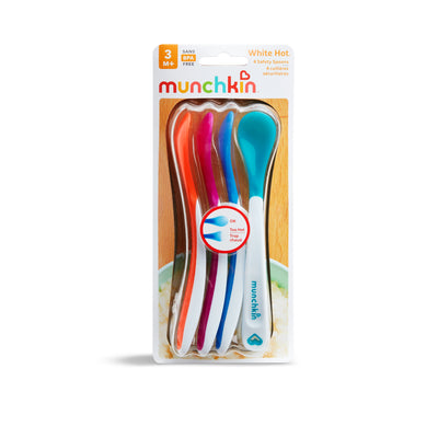 Set De 4 Cucharas Con Indicador de Alta Temperatura
