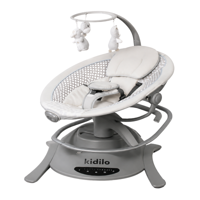 Mecedora Para Bebes Kidilo con Distintos Modos de Movimiento - Incluye mosquitero
